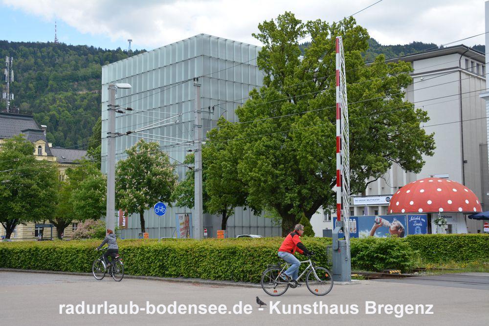 Sykkelferie på Bodensjøen - Kunsthaus Bregenz