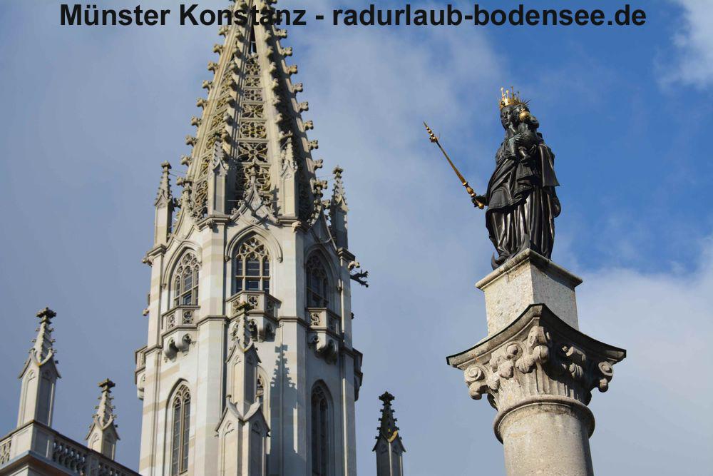 Sykkelferie på Bodensjøen - Domen i Konstanz