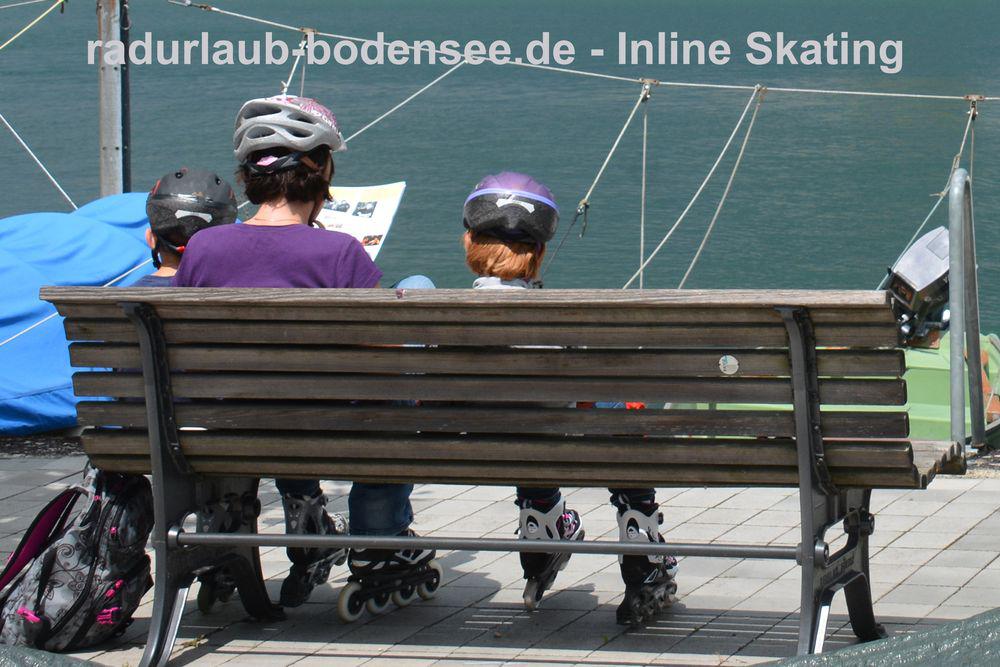 Inline-skøyting ved Bodensjøen